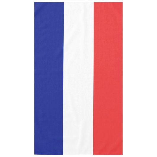 Nappe Drapeau français Tricolore (Devant)
