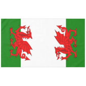 Nappe Drapeau gallois dragon rouge gallois (Devant (Horizontal))