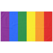 Nappe Drapeau Gay pride arc-en-ciel LGBT (Devant (Horizontal))