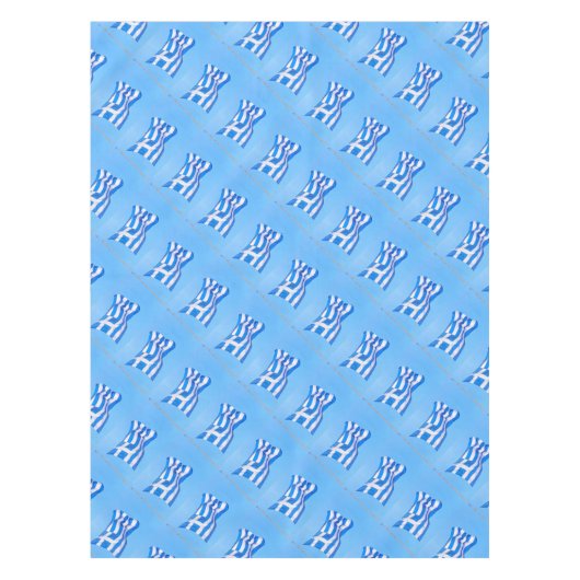 Nappe Drapeau grec à Athènes (Devant)