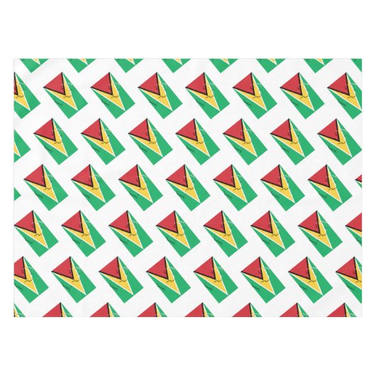 Nappe Drapeau GUYANA (Devant (Horizontal))