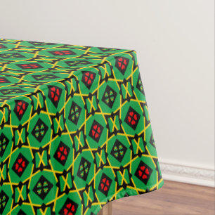 Nappe Drapeau jamaïcain, Coeurs et Jamaïque