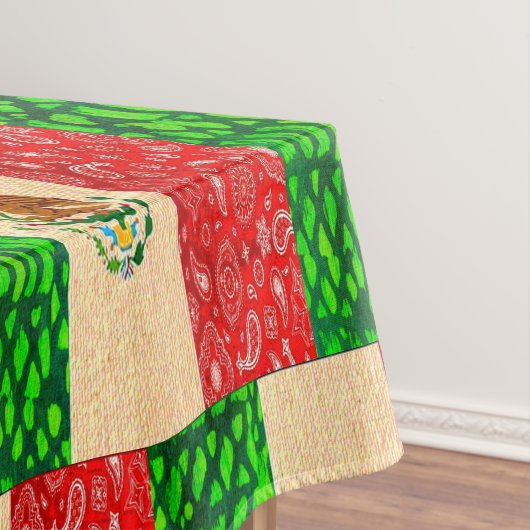 Nappe Drapeau mexicain Vintage (In Situ)