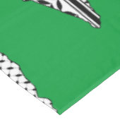 Nappe Drapeau palestinien et carte avec Motif Keffiyeg (Angle)