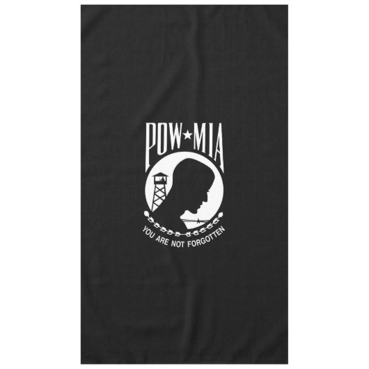 Nappe Drapeau POW MIA : Soldats disparus de la guerre du (Devant)