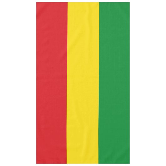 Nappe Drapeau rastafarien Rasta Ethiopie (Devant)