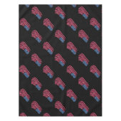 Nappe Drapeau Rouge Blanc Et Bleu (Devant)