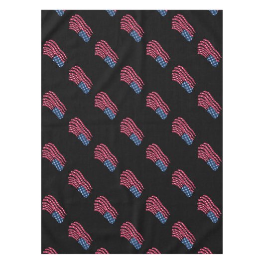 Nappe Drapeau Rouge Blanc Et Bleu (Devant)