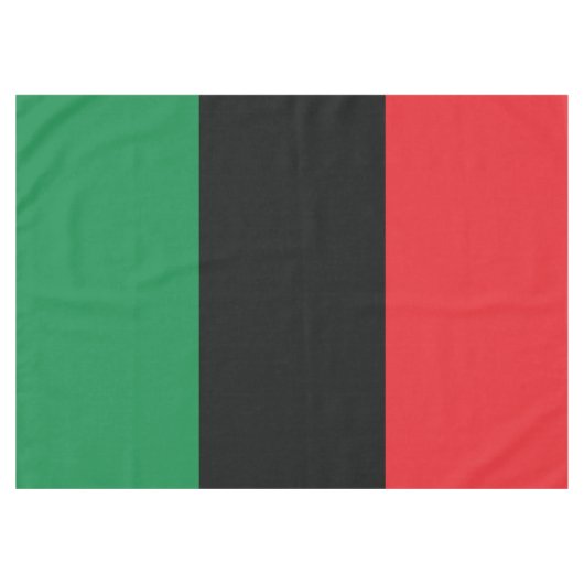 Nappe Drapeau rouge, noir et vert (Devant (Horizontal))
