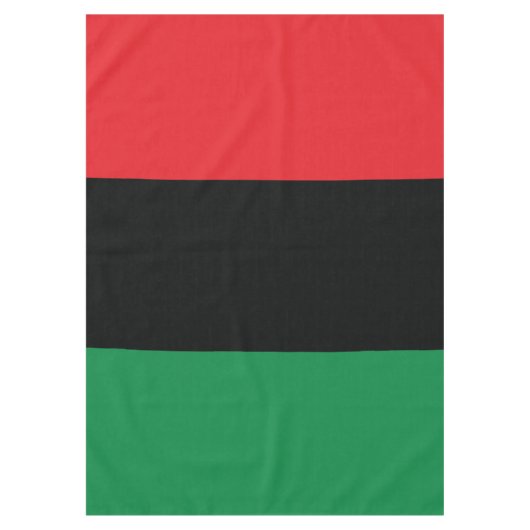 Nappe Drapeau rouge, noir et vert (Devant)