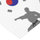 Nappe Drapeau sud-coréen de Taekwondo 태 d'art martial 권 (Angle)