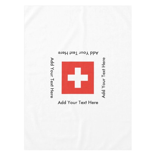 Nappe Drapeau suisse (Devant)
