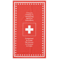 Drapeau suisse - dîner de partie de fromage de