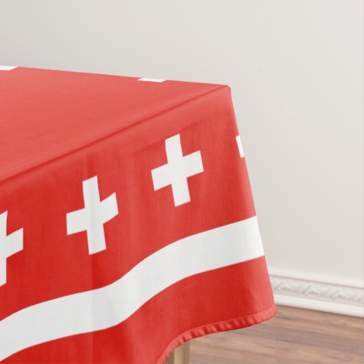 Nappe Drapeau suisse - dîner de partie de fromage de (In Situ)