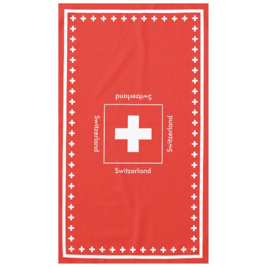 Nappe Drapeau suisse - drapeau de la Suisse (Devant)