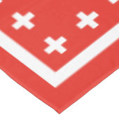 Nappe Drapeau suisse - drapeau de la Suisse (Angle)