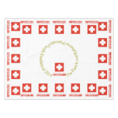 Nappe Drapeau suisse et Suisse (Devant (Horizontal))