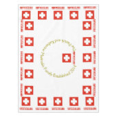 Nappe Drapeau suisse et Suisse (Devant)