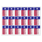 Nappe Drapeau texan polonais (Devant (Horizontal))