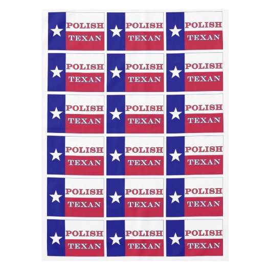 Nappe Drapeau texan polonais (Devant)
