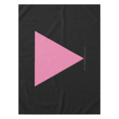 Nappe Drapeau triangle rose de SlipperyJoe's symbole ros (Devant)