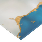 Nappe Dreamy Blue, Teal, pearl and Gold (Angle)