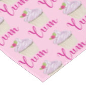 Nappe Dreamy Cupcake rose avec Yum framboise! (Angle)