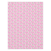 Nappe Dreamy Cupcake rose avec Yum framboise! (Devant)