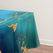 Nappe Dreamy Ocean Blue et Gold (In Situ)