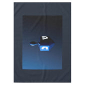 Nappe Dreidel bleu métallique (Devant)