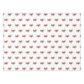 Nappe drôle avec vache moderne (Devant (Horizontal))