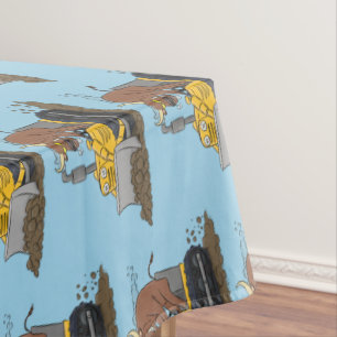 Nappe Drôle bulldozer de conduite de taureaux