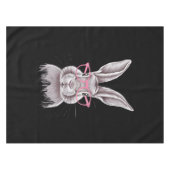 Nappe Drôle Bunny mignon Cadeaux de famille Pâques (Devant (Horizontal))