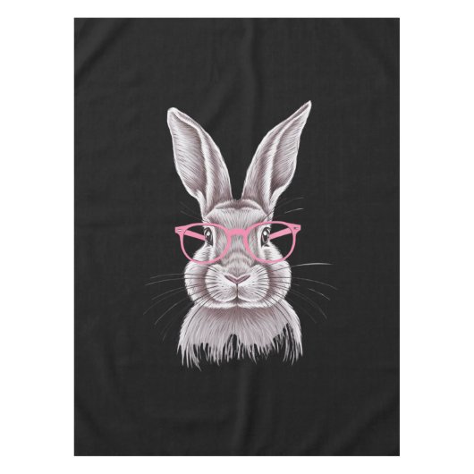 Nappe Drôle Bunny mignon Cadeaux de famille Pâques (Devant)