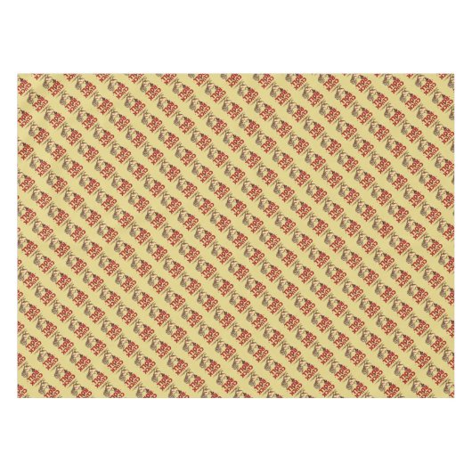 Nappe Drôle "Cluck & Roll" Cool Rooster Conception de de (Devant (Horizontal))