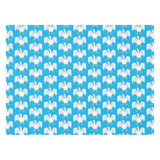 Nappe Drôle curieuse dessin animé d'oie domestique (Devant (Horizontal))