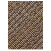 Nappe drôle de typographie de grains de café (Devant)