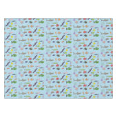Nappe Drôle des créatures marines dessin motif (Devant (Horizontal))