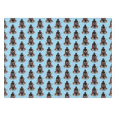 Nappe Drôle dessin animé de bison de buffle (Devant (Horizontal))