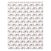 Nappe Drôle dessin animé de cigogne en marabou (Devant)