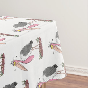 Nappe Drôle dessin animé de cigogne en marabou