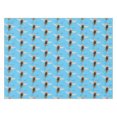 Nappe Drôle dessin animé de guêpe à cornet en colère (Devant (Horizontal))