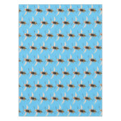 Nappe Drôle dessin animé de guêpe à cornet en colère (Devant)
