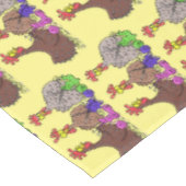 Nappe Drôle dessin animé de poulets de tricot (Angle)