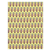 Nappe Drôle dessin animé de poulets de tricot (Devant)