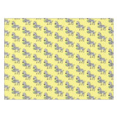 Nappe Drôle dessin animé zèbre (Devant (Horizontal))