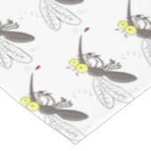 Nappe Drôle dessin d'insecte moustique (Angle)