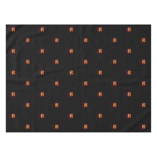Nappe Drôle effrayant Éffrayant Halloween Motif Citrouil (Devant (Horizontal))