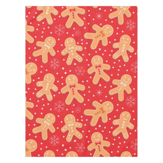 Nappe Drôle Gingerbread homme cookies motif (Devant)