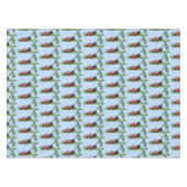 Nappe Drôle grenouille verte tondre la pelouse dessin (Devant (Horizontal))